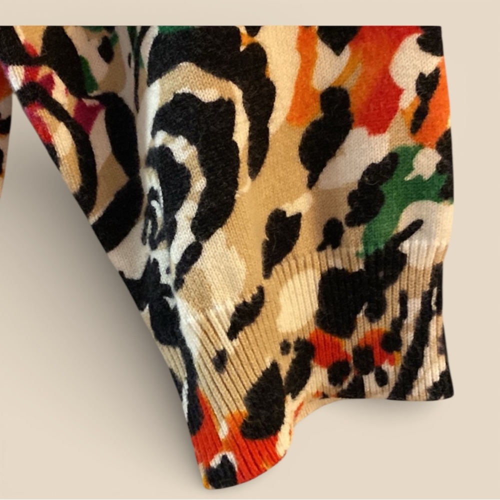 Ruby Rd. Multicolor Abstract Cardigan size Large … - image 6